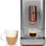 Home café affetto automatic espresso machine with milk frother – steel silver (c7cebbs2rs3)