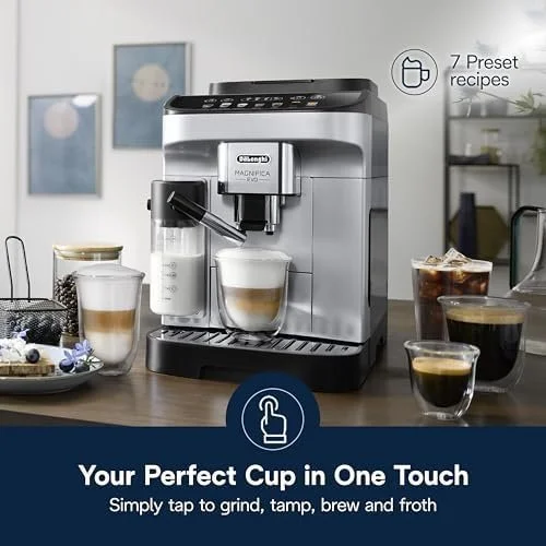 de’longhi magnifica evo automatic espresso & coffee machine with auto milk frother (ecam290.84.sb) de’longhi magnifica evo automatic espresso & coffee machine with auto milk frother (ecam290.84.sb)