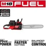 milwaukee m18 fuel 18v 20″ dual battery chainsaw kit with toolbox milwaukee m18 fuel 18v 20″ dual battery chainsaw kit with toolbox