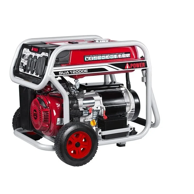 a ipower 12000w portable gas generator with electric start and wheel kit a ipower 12000w portable gas generator with electric start and wheel kit